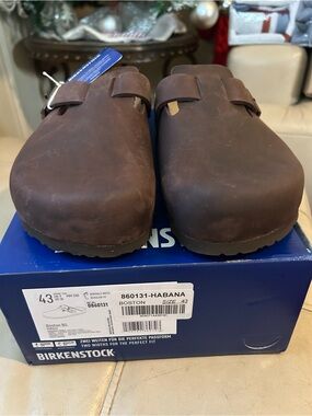 Birkenstock Boston Slip-On Clog in Habana Brown